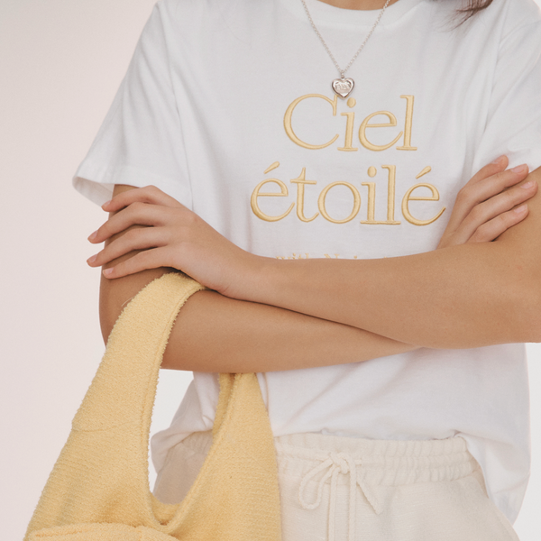 [NOIRNINE] Ciel étoilé T-shirts (Yellow)