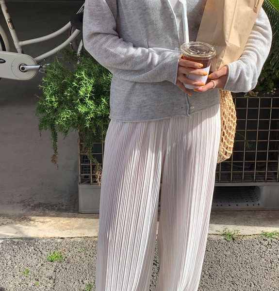 [WITHYOON] [made] Summer Mood Pleats Pants