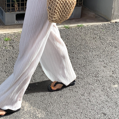 [WITHYOON] [made] Summer Mood Pleats Pants