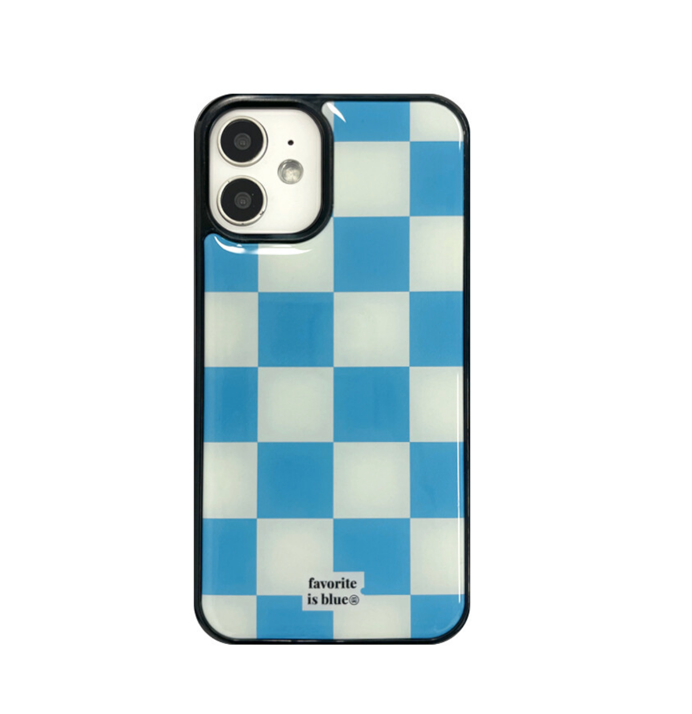 [midmaly] Curacao Check Epoxy Phone Case