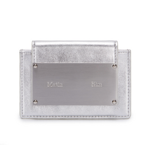 [Matin Kim] ACCORDION WALLET IN SILVER