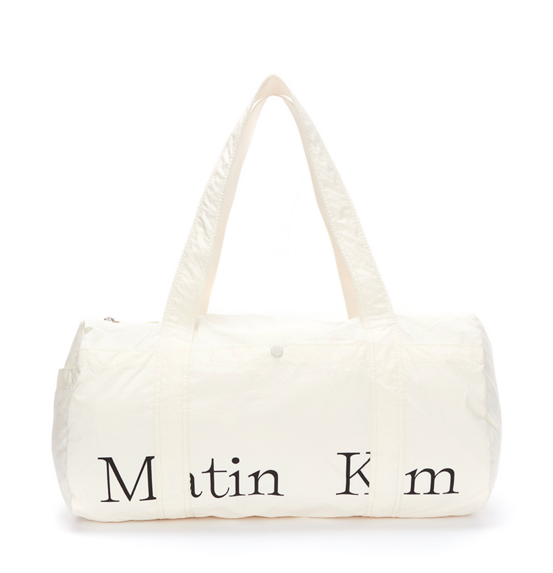 Matin Kim] LOGO SPORTY DUFFEL BAG IN IVORY – Ohue