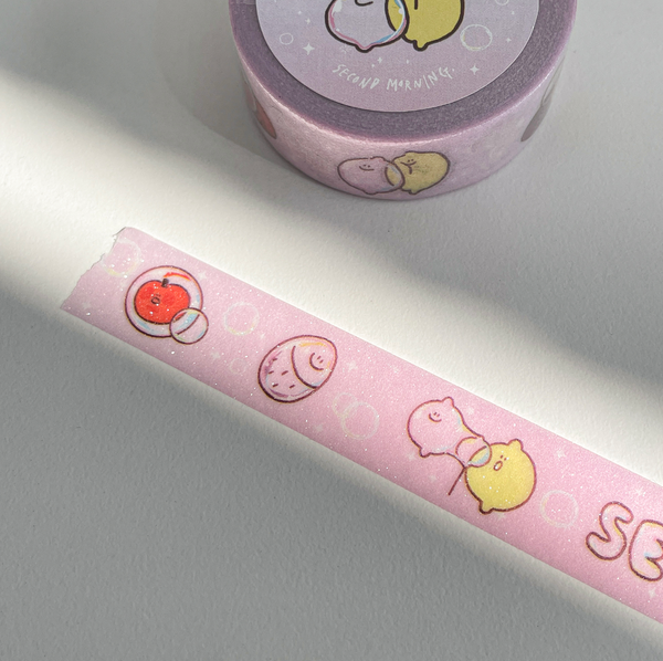 [second morning] Bubble Glitter Masking Tape