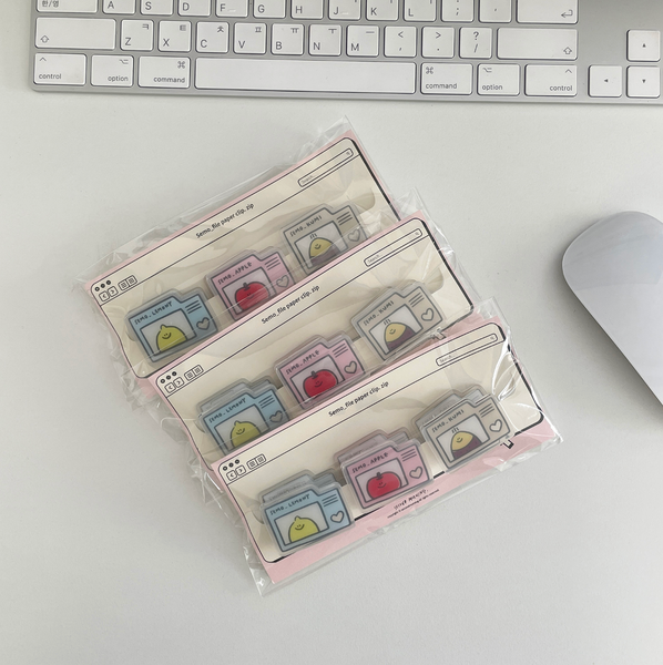 [second morning] Semo File Paper Clip Set