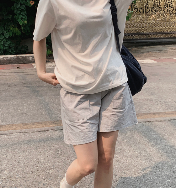 [SLOWAND] Cool Pocket Banding Shorts (PRE-ORDER)