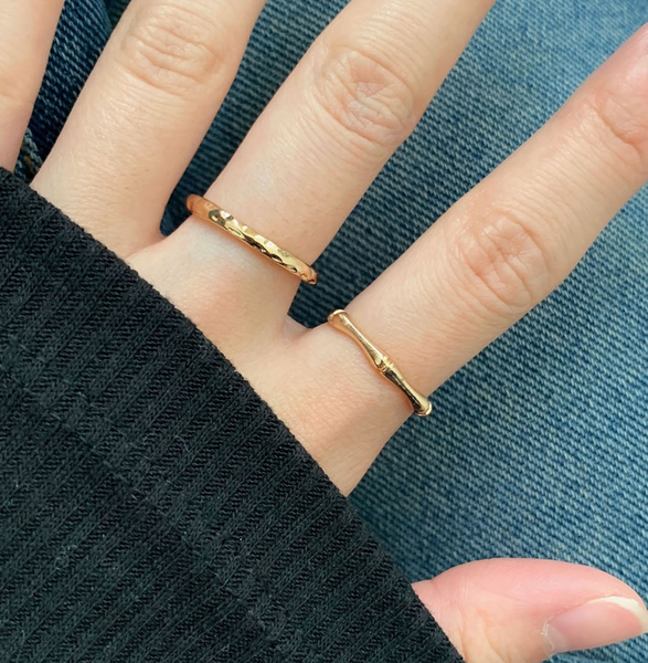 [SOYE PI-NE] Twisted Layered Thread Ring Set (6P)