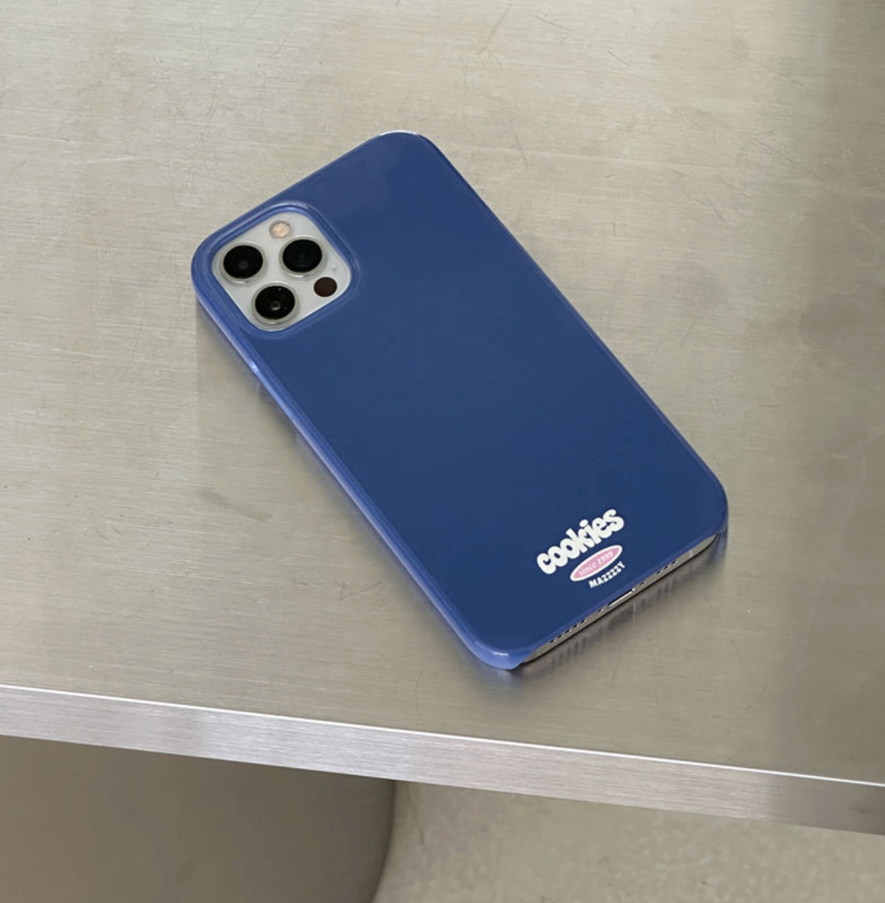 [MAZZZZY] Cookies (Blue) Glossy Hard Case