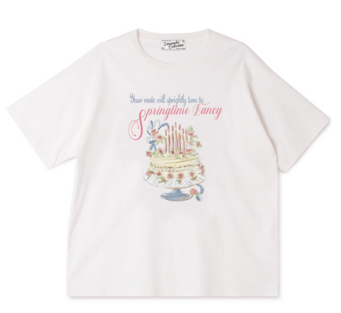 [Dimanche] DIMANCHE CAKE T-SHIRT (Oversize)