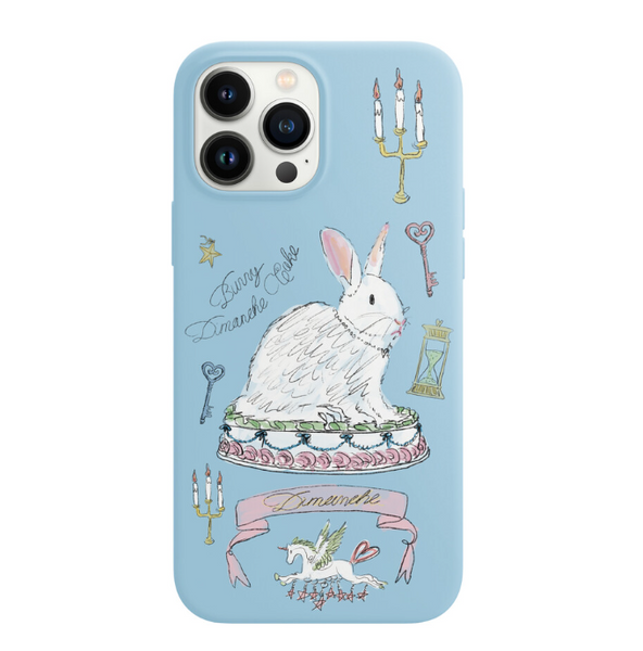 [Dimanche] BUNNY CAKE Phone Case (3Types)