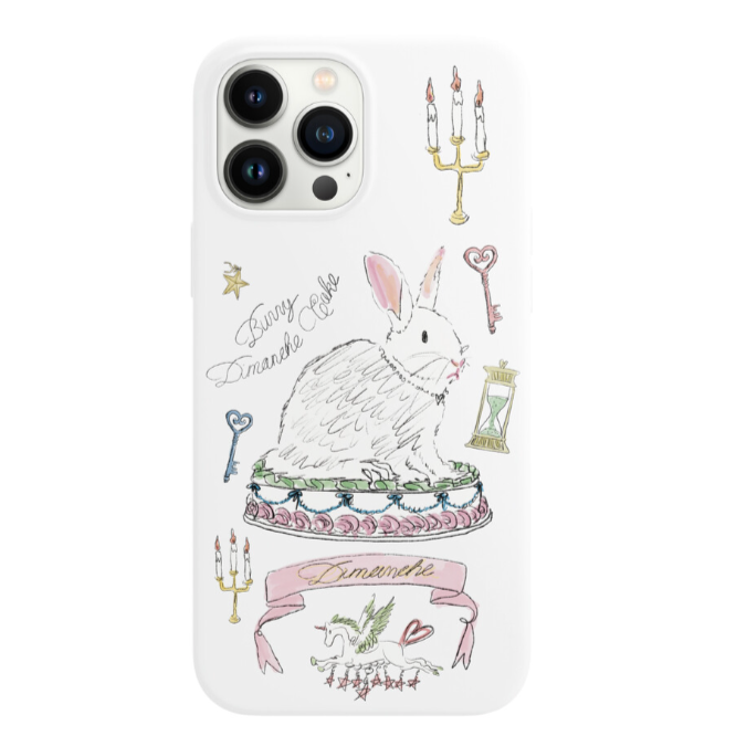 [Dimanche] BUNNY CAKE Phone Case (3Types)