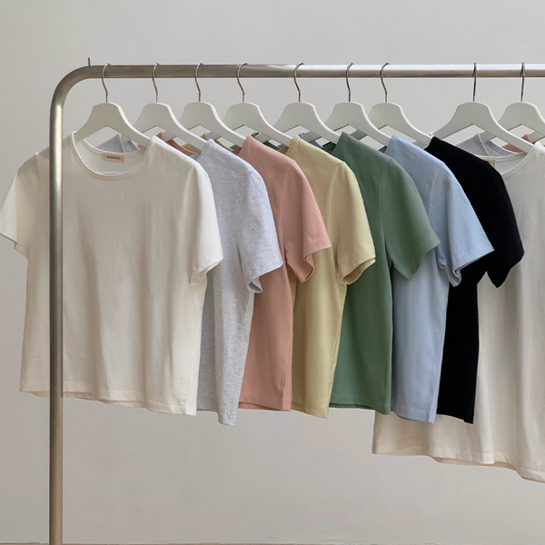 [SLOWAND] # SLOWMADE Salt Clean Short-Sleeved T-shirt (Standard Fit/Loose Fit)