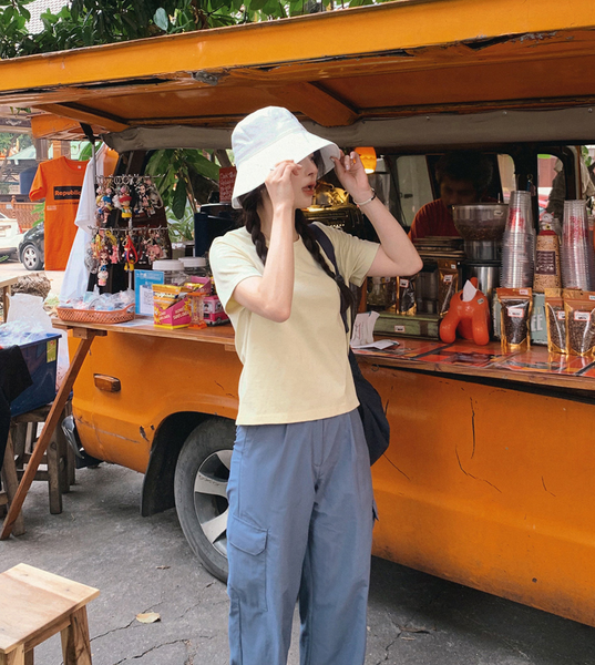 [SLOWAND] # SLOWMADE Salt Clean Short-Sleeved T-shirt (Standard Fit/Loose Fit)