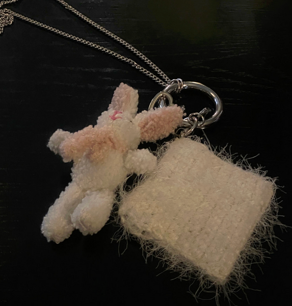 [studihome] Cute Bunny Keyring (3colours)