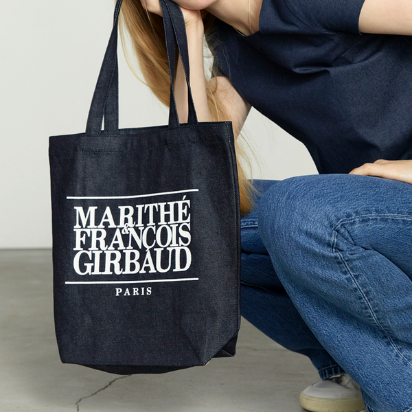 [MARITHÉ FRANÇOIS GIRBAUD] CLASSIC LOGO DENIM ECO BAG dark blue