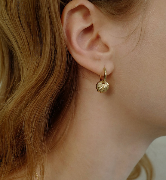 [fi,ore] Shell Ring Earring