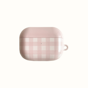 [ofmoi] Cotton Candy Check Airpods Case