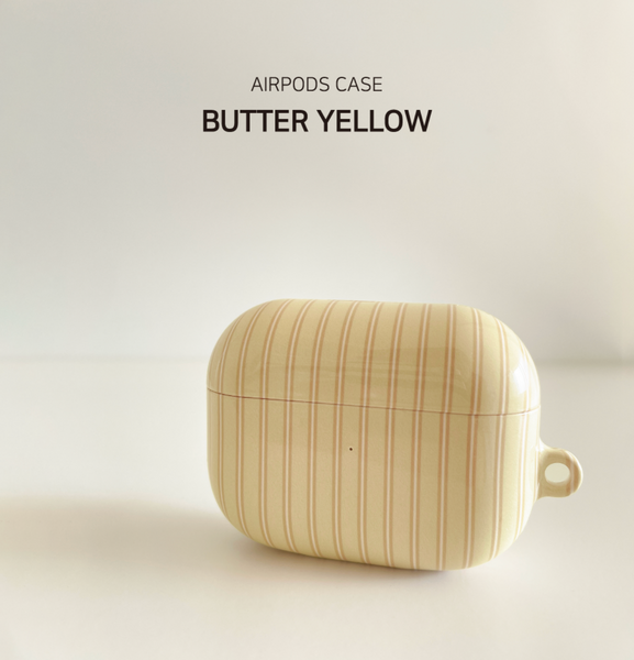 [ofmoi] Butter Yellow Airpods Case