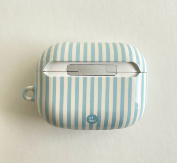 [ofmoi] Creamy Blue Airpods Case