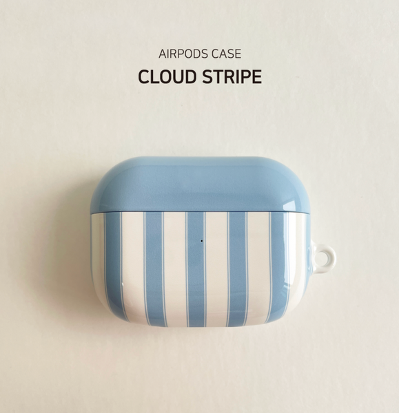 [ofmoi] Cloud Stripe Airpods Case
