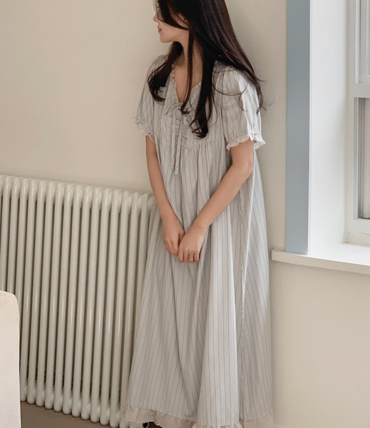 [Juuneedu] Mute Frill Short Sleeved Pyjama Set