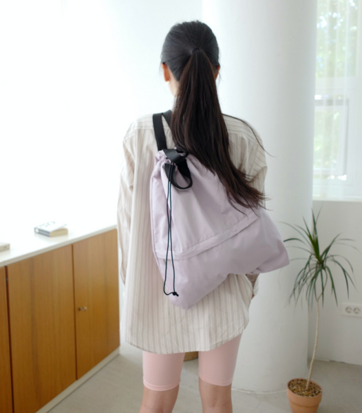 [unfold] String Backpack (Light Lavender)