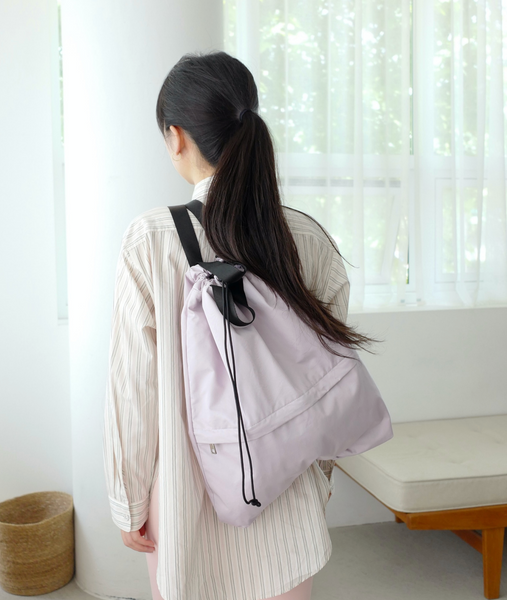 [unfold] String Backpack (Light Lavender)