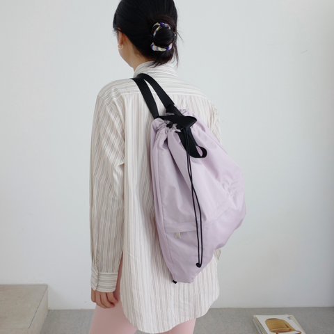[unfold] String Backpack (Light Lavender)