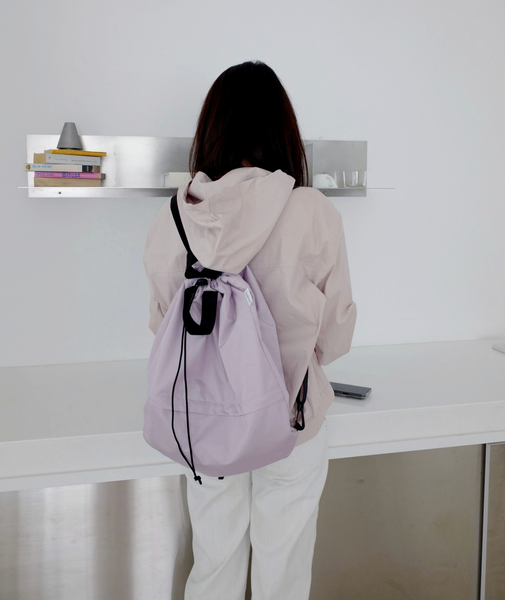 [unfold] String Backpack (Light Lavender)