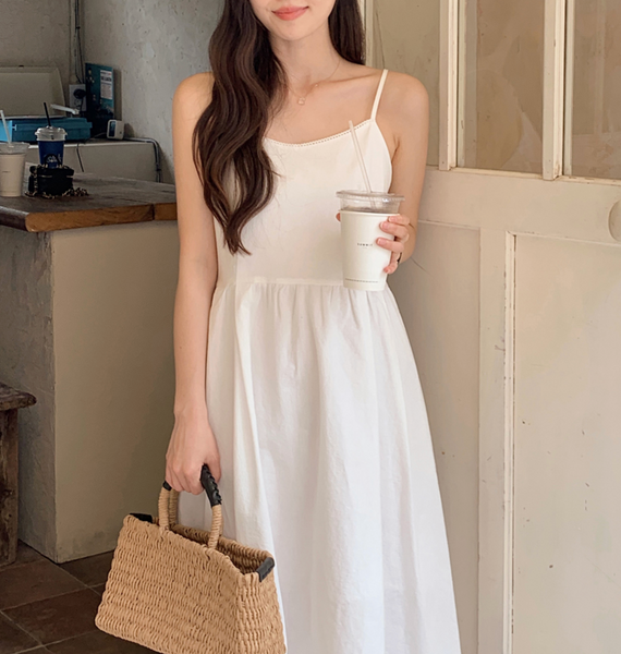 [Shopperland] Seattle Summer Lace Sleeveless Dress (mini/ long ver.)