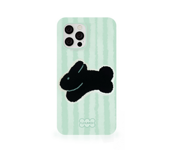 [Loumoi] Present series : Soft mint simple Glossy Hard Case