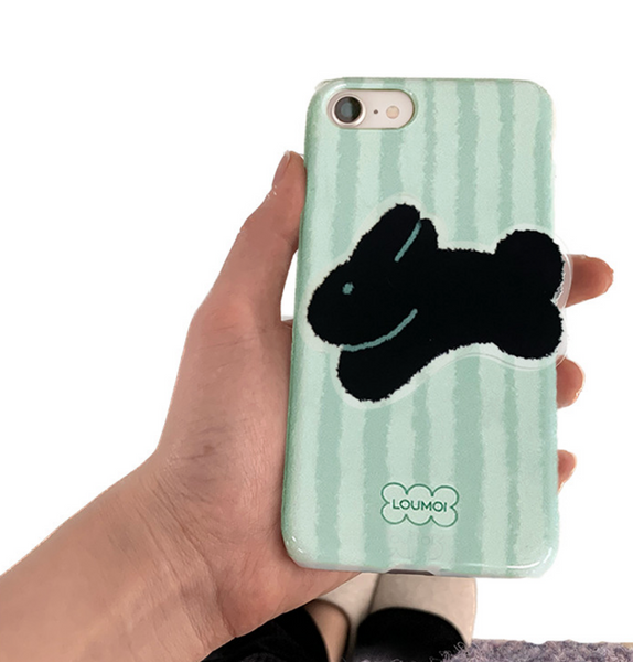 [Loumoi] Present series : Soft mint simple Glossy Hard Case