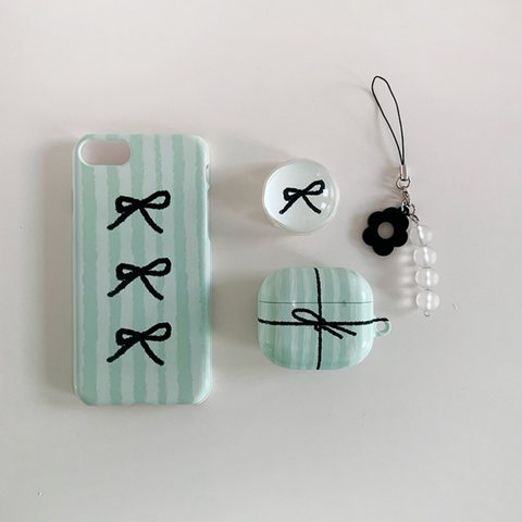 [Loumoi] Soft Mint Present Airpods Case