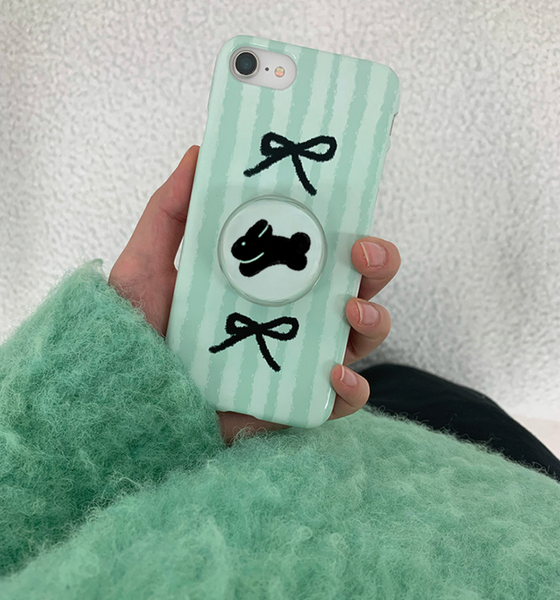 [Loumoi] Present series : Soft mint Glossy Hard Case