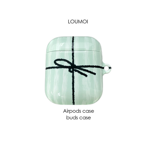 [Loumoi] Soft Mint Present Airpods Case