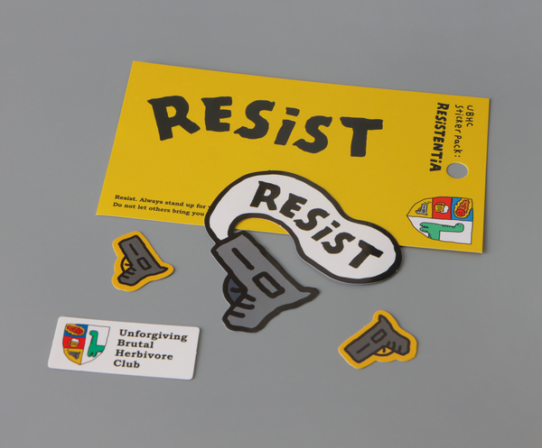 [JOGUMAN STORE] UBHC Resist Big Sticker
