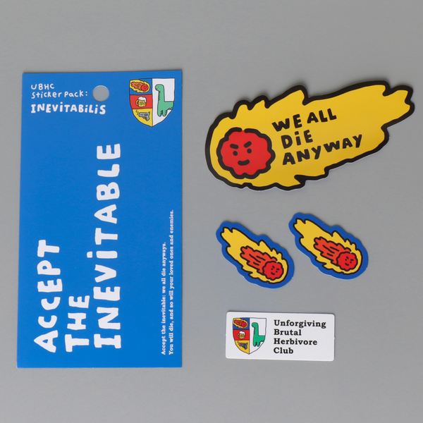 [JOGUMAN STORE] UBHC We All Die Anyway Big Sticker