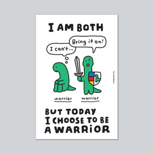 [JOGUMAN STORE] Worrier vs Warrior Mini Poster