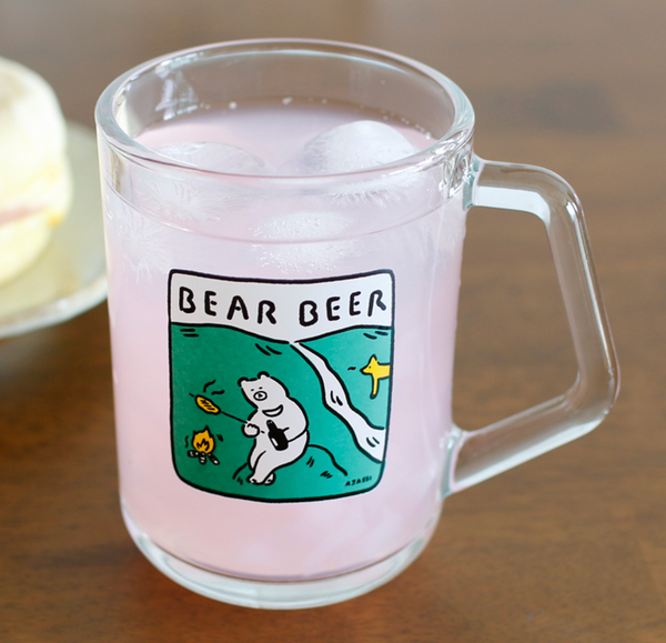 [LITTLE TEMPO] Bear Beer Glass Mug 350ml