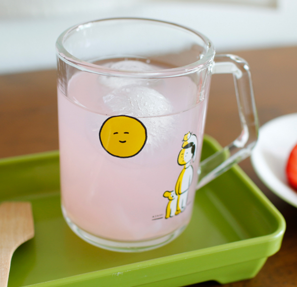 [LITTLE TEMPO] 보름달 산책 Glass Mug 350ml