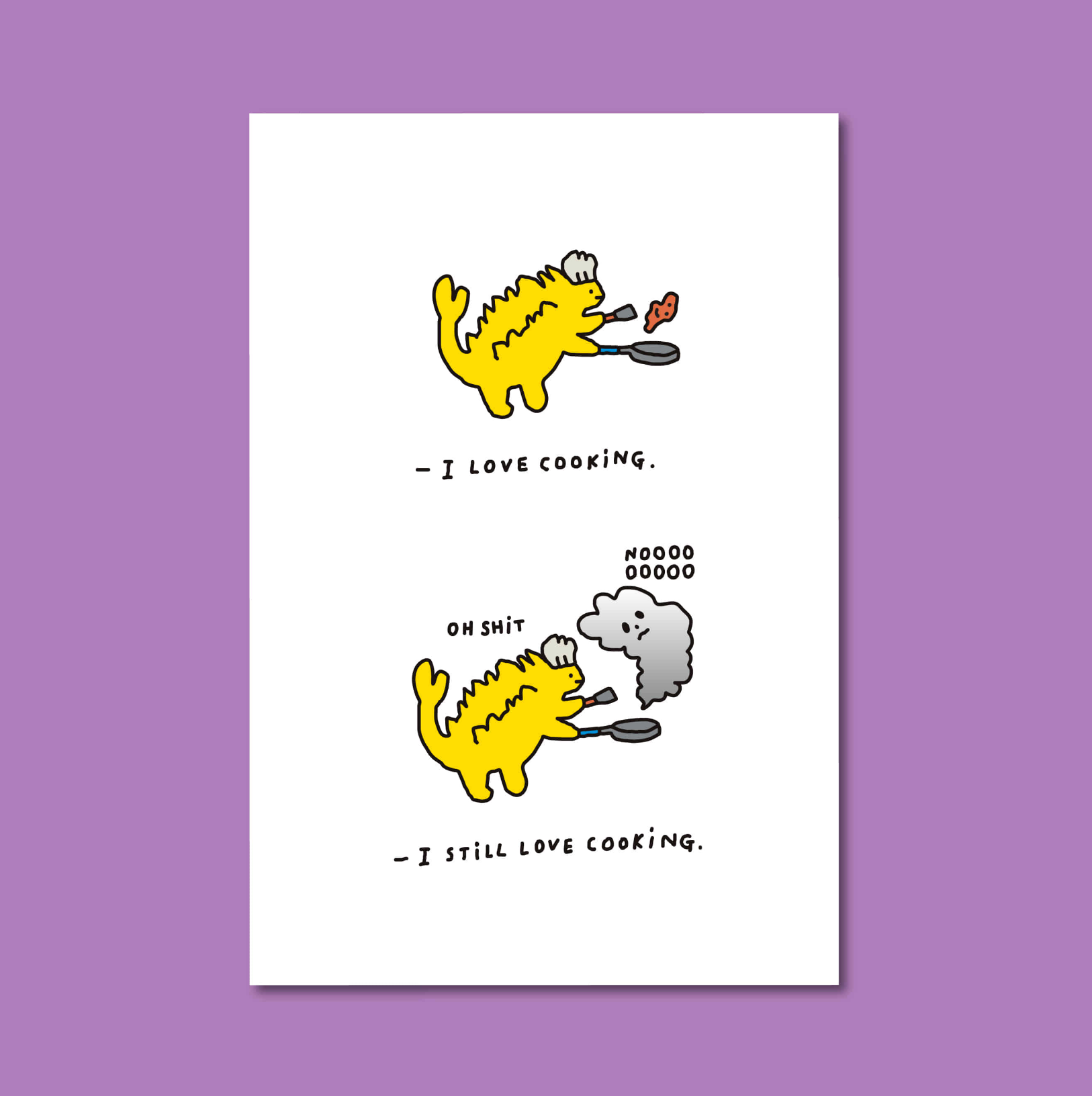 [JOGUMAN STORE] Cooking Ankylo Postcard