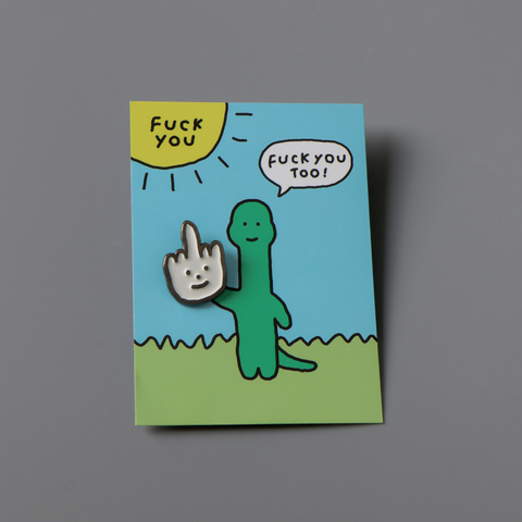 [JOGUMAN STORE] Fuck You Pin Badge