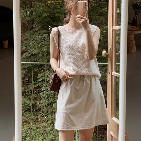 [SLOWAND] # SLOWMADE Everyday Cool Washa Skirt