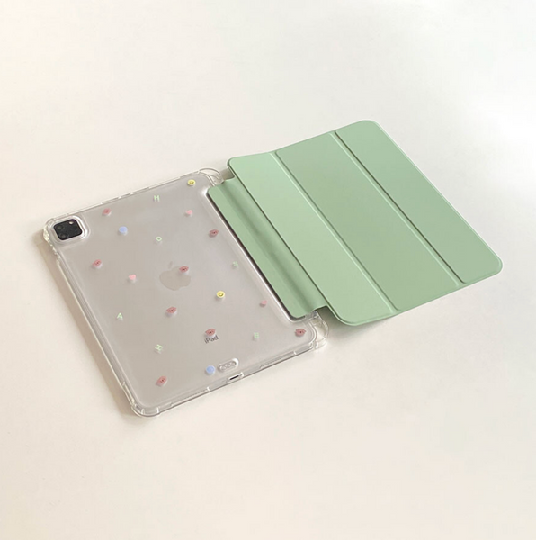 [haedal._.store] Sea Otter Pattern Ipad Cover Case (Avocado)