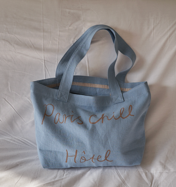 [HOTEL PARIS CHILL] Breezy Day Bag (Dusty Blue)