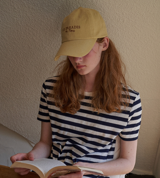 [HOTEL PARIS CHILL] Le Paradis Baseball Cap (Vanilla)