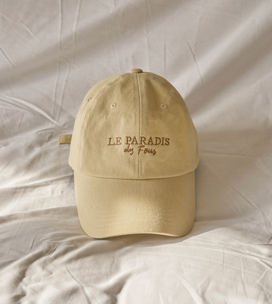 [HOTEL PARIS CHILL] Le Paradis Baseball Cap (Vanilla)