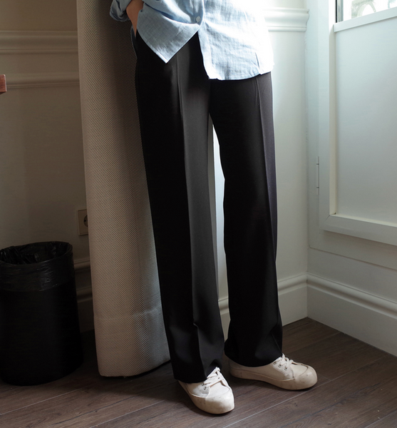 [SLOWAND] # SLOWMADE Cool Straight Summer Slacks