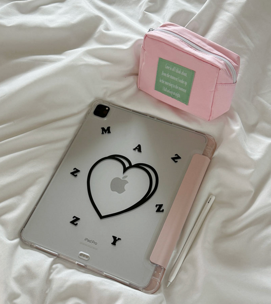 [MAZZZZY] Signature Heart (Sandpink) Ipad Case