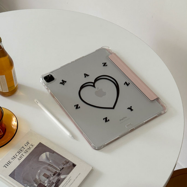 [MAZZZZY] Signature Heart (Sandpink) Ipad Case