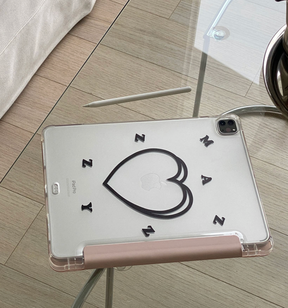 [MAZZZZY] Signature Heart (Sandpink) Ipad Case